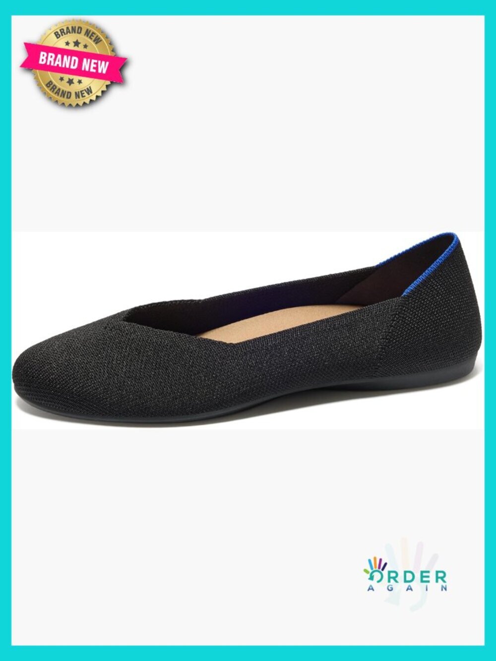 The Daily Flat Pointed Toe Ballet Flat Slip On Sustainable Machine Washable